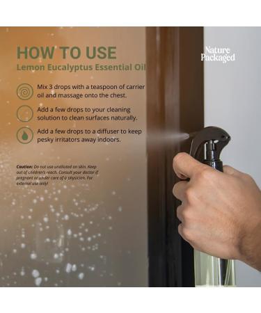 Lemon Eucalyptus Oil by Eucaliptus from Brazil - Pure Lemon Eucalyptus - 100% Pure Steam Distilled Natural Aceite de Eucalipto Lim n - Aromatherapy - Premium Therapeutic Grade (15ml) Lemon Eucalyptus 0.5 Fl Oz (Pack of 1) - Buy Online on GoSupps.com