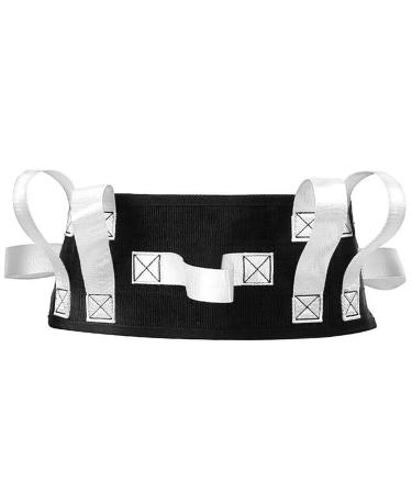 ZZBB Walking and Standing Gait Belt Elderly Physical Therapy Transfer Sling for Patient Care Safety Medical Nursing Safety Assist Transfer Belt for Patient White