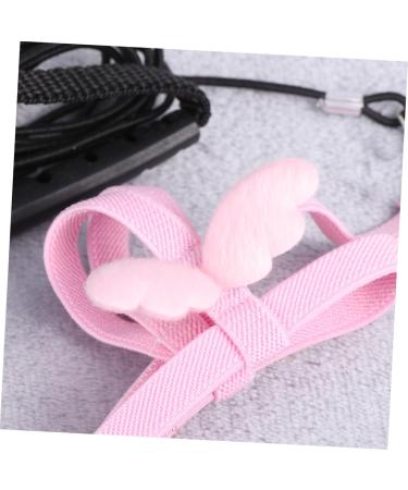 Angoily Dreses Leash Budgie Harness Engraved Dog Tag Bird Leg Ring Pet Harness Strap Walk The Dog Budgerigar 200*10*1.5cm Pink - Buy Online on GoSupps.com