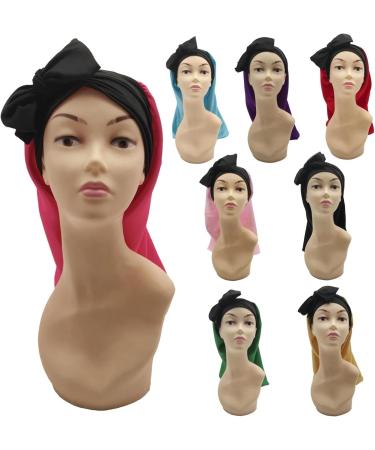 YUPs Long Silk Satin Adjustable Hair Bonnet for Long Hair | Hot Pink - Buy Online on GoSupps.com
