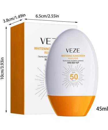 Facial Sunscreen - Refreshing Moisturizing & Anti-Dark Spot Sunscreen 45ml Water & Sweat Resistant & Sloane Reef Friendly Sun Protection - Buy Online on GoSupps.com