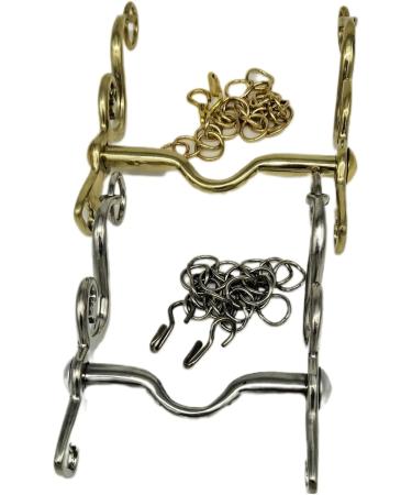 Kandare Spanish Baroque Portuguese Show - 12.5 to 16.5 in Gold & Silver - Premium Chin Chain Included - Buy Online on GoSupps.com