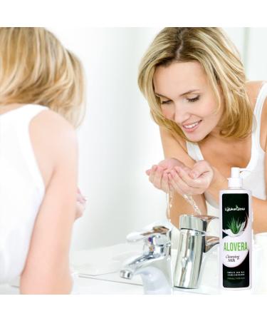 Aloever a Cleansing Milk For Daily Use - All Types Skin (475 ml) - Buy Online on GoSupps.com