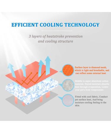 Buy TVMall Dog Cooling Vest | Breathable Mesh Jacket for Summer | Adjustable & Reflective Strip | Perfect for All Dog Sizes | XL #New Blue - Buy Online on GoSupps.com