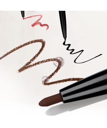 FANXITON Pink Waterproof Eyeliner Pencil | 24h Long-Lasting Colored Eye Makeup Pen - Buy Online on GoSupps.com