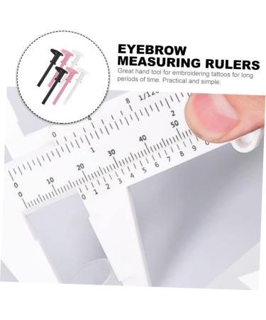 FOMIYES 30 Pcs Locating Rule Pocket Caliper Eyebrow Measuring Tool Small Calipers Eyebrow Pencil Face - Buy Online on GoSupps.com
