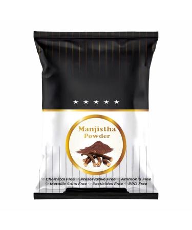 aj Organic Manjistha Powder 100g for Hair Face Skin Rubia Cordifolia Powder for face Hair Care & Skin Care