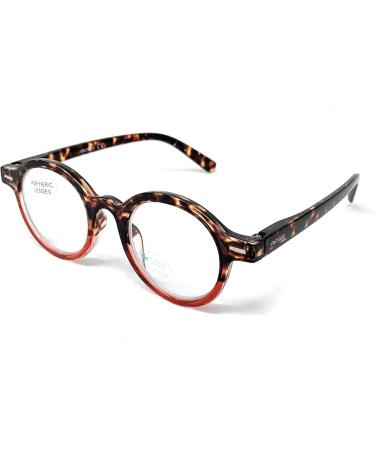 Shop Venice ELTON Modern Vintage Reading Glasses for Men & Women - +1.0 to +3.5 Demi Red - Buy Online on GoSupps.com