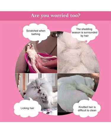 Premium Cat Gloves for Grooming & Care - Silicone Washing Gloves for Cats & Dogs - Fleece Care Brush - Set of 2 Pink - Buy Online on GoSupps.com