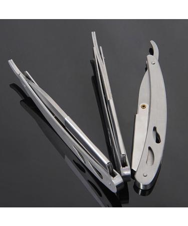 Shop Cabilock 4-Piece Vintage Stainless Steel Razor Holder Set | Durable & Stylish Razor Holders for Men - Buy Online on GoSupps.com