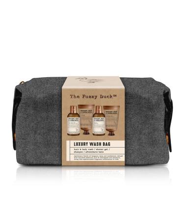Baylis & Harding The Fuzzy Duck Bergamot Hemp & Sandalwood Men's Luxury Wash Bag Gift Set (Pack of 1) - Vegan Friendly