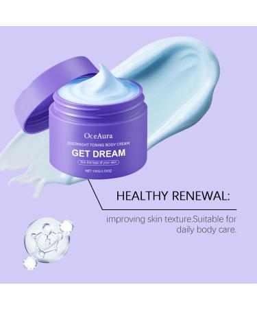 Aeviani Overnight Renewal Body Cream with Coffee Extract & Glycerin | Nourishing Non-Greasy Formula for Smoother Looking Skin | 100g - Buy Online on GoSupps.com