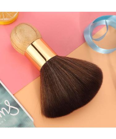 Barber Brush Soft Neck Brush Portable Hairdressing Brushes for Barbers and Hairdressers(Wood color) - Buy Online on GoSupps.com