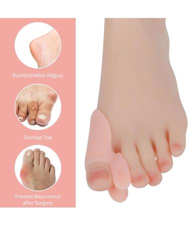 WLLHYF Bunion Cushion Protector - 10 Pcs Washable Gel Shields for Big Toe, Toe Separator for Pain Relief - Buy Online on GoSupps.com