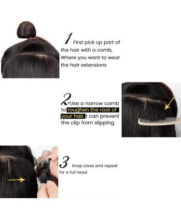 Clip-In Extensions 50 cm 4-Piece Set 200 g Like Real Hair Extensions Clip-In Extension Long Curls Synthetic Hairpieces for Women (P86/613) - Buy Online on GoSupps.com