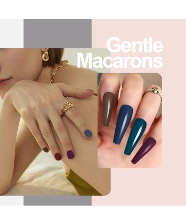 Wowfun 25Pcs Nude Gel Nail Polish Kit - Soak Off Set with Top Base Coat - Salon Quality at Home - Beauty Gifts for Her - Buy Online on GoSupps.com