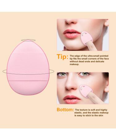 35pcs Finger Puff Mini Makeup Sponges for Foundation, Concealer & Eye Shadow - Soft Beauty Cosmetic Tools (White, Pink, Blue, Black, Skin Colors) - Buy Online on GoSupps.com