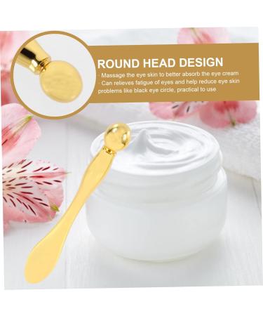 3ST Eye Massage Device | Multi-Functional Makeup Applicator & Skin Care Tool | Zinc Alloy Cream Spoon & Massage Pin - Buy Online on GoSupps.com