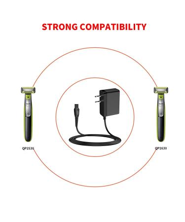 MEROM One Blade QP2630 Charger - Compatible Power Cord for Philips Norelco Oneblade Trimmer QP2530 QP2630 - 8V Charging Cord (1 Count) - Buy Online on GoSupps.com