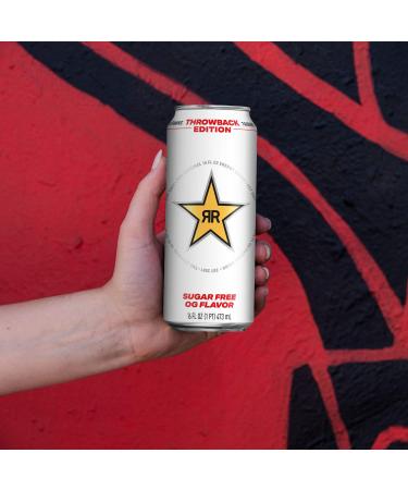 Rockstar Energy Drink Throwback Edition O.G. Sugar Free 16 Fl Oz 12 Pack | Best Price & Fast Shipping - Buy Online on GoSupps.com