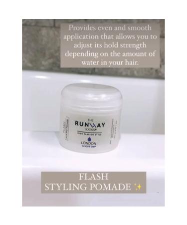 Ghost Grip Styling Hair Pomade - Medium to Strong Hold Water-Based Formula for Men & Women (2oz) - London Pomade - Buy Online on GoSupps.com