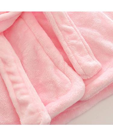 SunnyMi Baby Girls Hooded Bathrobe - Cartoon Animal Pajamas for Ages 1-3 Years - Soft Pink Towel & Sleepwear - Buy Online on GoSupps.com
