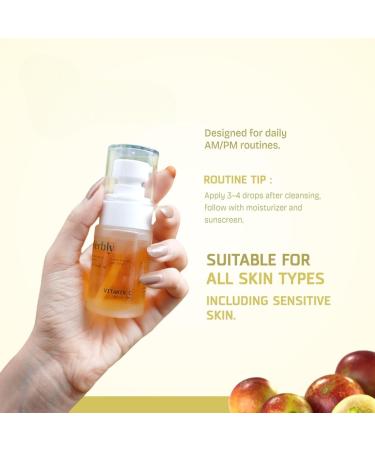 PRZX Vitamin C Face Serum | Brightening & Hydrating Formula | Helps Improve Skin Radiance | Suitable for All Skin Types | 30ml - Buy Online on GoSupps.com