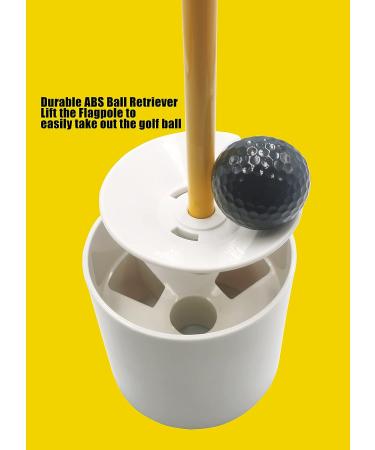 XCELLENT Portable Mini Golf Putting Green Flagstick Set - 3 Pack | 3ft Fiberglass Flag Sticks with Yellow Flagpole for Yard Practice - Buy Online on GoSupps.com