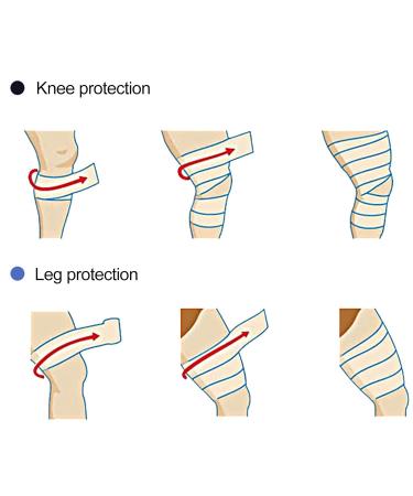 Foam Underwrap Bandage - Multifunctional Sports Pre Wrap Athletic Tape for Elbows Knees & Ankles (Blue) - Fast International Shipping - Buy Online on GoSupps.com