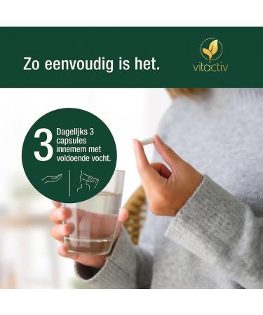 Vitactiv Natural Nutrition VITACTIV Cellulite Complex connective tissue capsules high dose with collagen amino acids natural bamboo silicon and vitamins 90 capsules - Buy Online on GoSupps.com