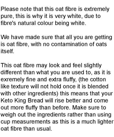 yourhealthstore Premium Oat Fibre 250g Extra Light and Fluffy Great for Keto King Bread Vegan Produced in The EU (Recyclable Pouch) - Buy Online on GoSupps.com