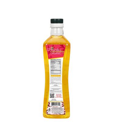 Dwaraka Organic - Cold Pressed Peanut Oil  1L  33 Fl Oz  Groundnut Oil  Healthy  Organic  Non GMO  All Natural Organic Peanut Oil (Groundnut Oil) - Buy Online on GoSupps.com