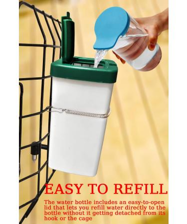 VandanCoop 500ml Automatic Rabbit Water Bottle - Non Drip Hanging Water Feeder for Small Animals - Buy Online on GoSupps.com