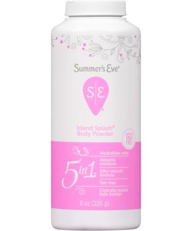 Summer's Eve Island Splash Body Powder 8 Oz - Pack of 3 - Refreshing Feminine Care - Buy Online on GoSupps.com
