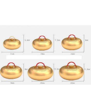 Fluffy Large Copper Heat Bottle | Kangaroo Bag Hand Warmer | Ideal Women's Day Gift | Safe Heating Tools SD222 - 13cm Size 1.5mm Thick - Buy Online on GoSupps.com