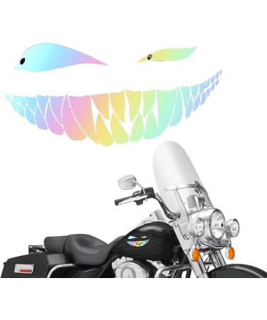 Funny Devil's Skew Eye Reflective Car Window Sticker - Colorful Self-Adhesive Vehicle Accessories for Cars Trucks and Motorcycles | KSHAA - Buy Online on GoSupps.com