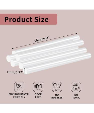 200 Pack Mini Hot Glue Gun Sticks - Multipurpose for Art, Craft, DIY - 0.43x4 Inches Clear - Compatible with Most Glue Guns - Buy Online on GoSupps.com