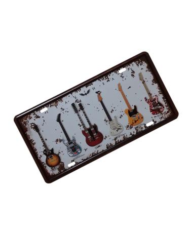 Artibetter Antique Decor vintage car decor car trim bling decor old tin signs iron sign painting beer earth tones set Man Cave