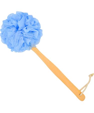 RASDDER Loofah on a Stick  Loofah Back Scrubber with PE Soft Mesh  Back Loofah with Handle  Loofah for Women Men