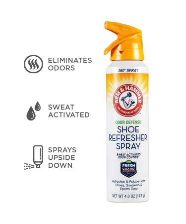 Buy Arm & Hammer Odor Defense Shoe Refresher Spray - Fresh Scent 4 oz | International Shipping Available - Buy Online on GoSupps.com