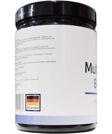 Multi Amino - EA 8 Patterns - 500 Tablets | Master Amino Protein Formula | 1000 mg Vegan BCAA | High-Dosed Essential Amino Acids from Legumes | Laboratory Tested - Buy Online on GoSupps.com