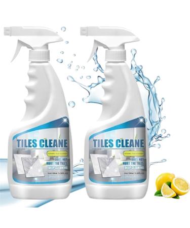 Jue Fish Tile Cleaner Tile Grout Cleaner Sprayer Powerful Tile Cleaner Sprayer for Cleaning Tiles and Joints (2Pcs)