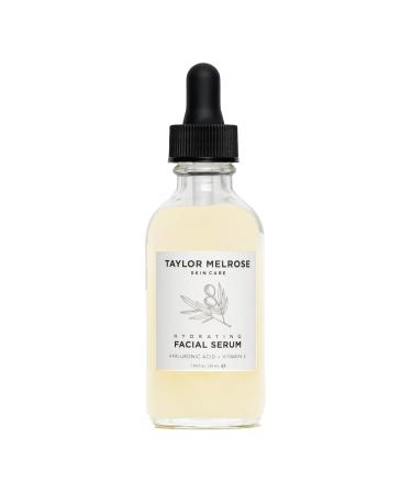 Hydrating Facial Serum - Hyaluronic Acid + Retinol + Vitamin E - 1.93 Fl Oz (53 mL)