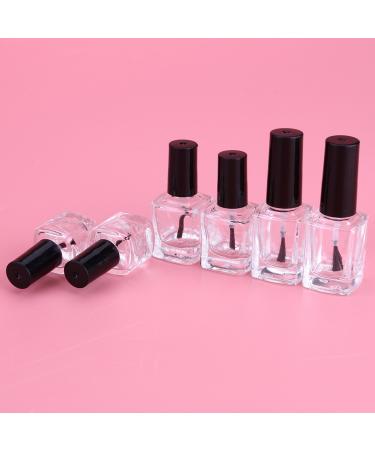 Frcolor 6pcs Empty Nail Polish Bottles Set - 5ml 10ml 15ml - Ideal for DIY Nail Art | International Shipping - Buy Online on GoSupps.com