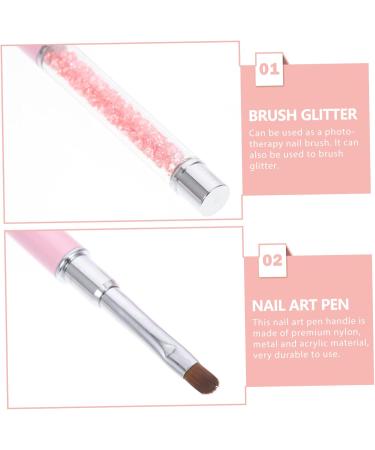FRCOLOR nail art pen light pen nail art drawing pens nail pens nail liner nail art point drill drawing brush pen nail gel Nail Painting Tool Metal manicure drawing tool - Buy Online on GoSupps.com