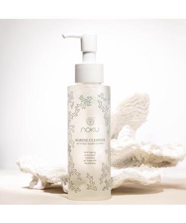Noku Marine Cleanser | Blue Beauty | Vegan & Cruelty-Free with Red Algae Extract For Hydration and Calms Redness Bioactive Molecules Marine Peptides - Buy Online on GoSupps.com