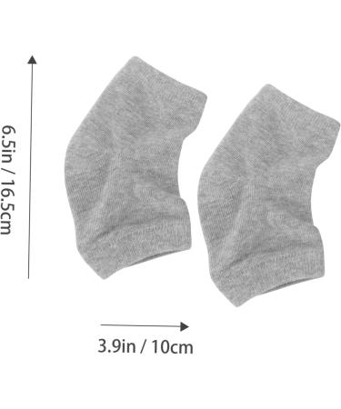 Ipetboom 2 Pairs Gel Heel Socks Breathable Socks Cracked Feet Socks Aloe Socks Spa Socks Cracked Heels Moisturizing Heel Protector Men and Women Anti-Crack Cotton Silicone Gel - Buy Online on GoSupps.com