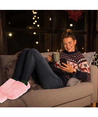 HRKVSK Electric-Free Foot Warmer - 2L Hot Water Bottle for Feet & Hands Super Soft Pink Foot Heater for Adults - Buy Online on GoSupps.com