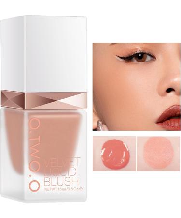 Cream Makeup Long-Wearing Matte Blusher Liquid - Waterproof Natural Colors Make-up Supplies to Make Delicate Matte Charming Lightweight 02 - Buy Online on GoSupps.com