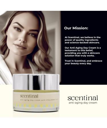 Scentinal Anti-Aging Day Cream with Hyaluronic Acid - Hydrating 50ml for Radiant Youthful Skin | International Shipping Available - Buy Online on GoSupps.com